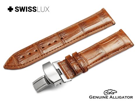 iwc crocodile leather strap|iwc watch band sizes.